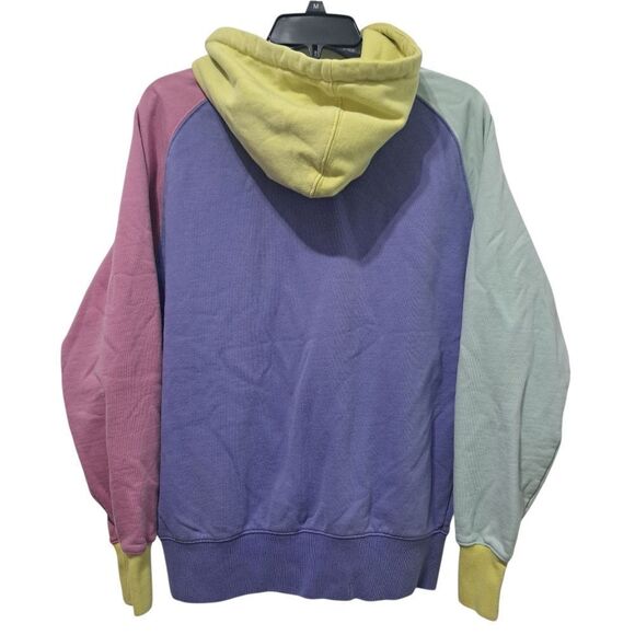 Teddy Fresh Pastel Hoodie Logo Patch Retro Y2K Sweater XS Multi- Color - Picture 3 of 16